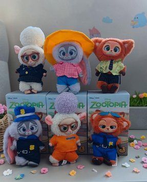 Іграшки-сюрприз Miniso Zootopia 2 (Daily Life) - колекційні фігурки 19см Labubu фото