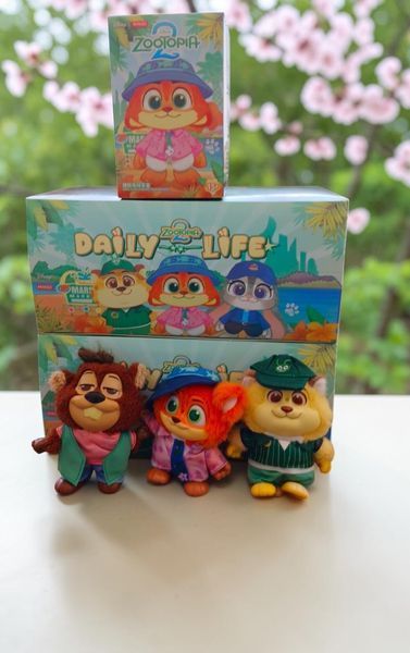 Игрушки-сюрприз Miniso Zootopia 2 (Daily Life) &mdash; коллекционные фигурки 19см Labubu фото