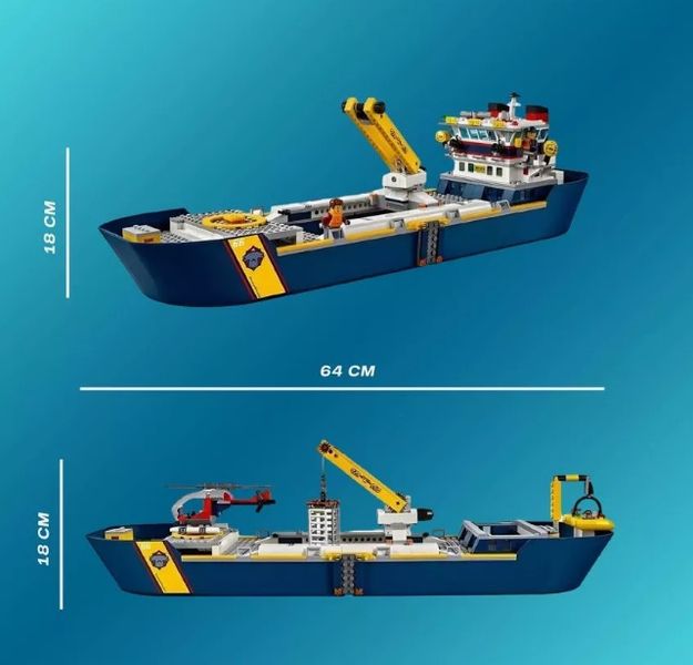 Конструктор "Океан: исследовательское судно", 793 детали 66113 фото