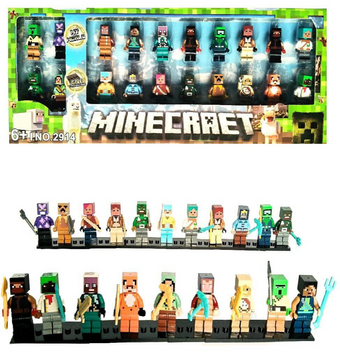 Набір фігурок Minecraft 20 шт. 2914 фото
