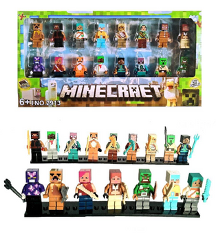 Набір фігурок Minecraft 16 шт. 2913= фото